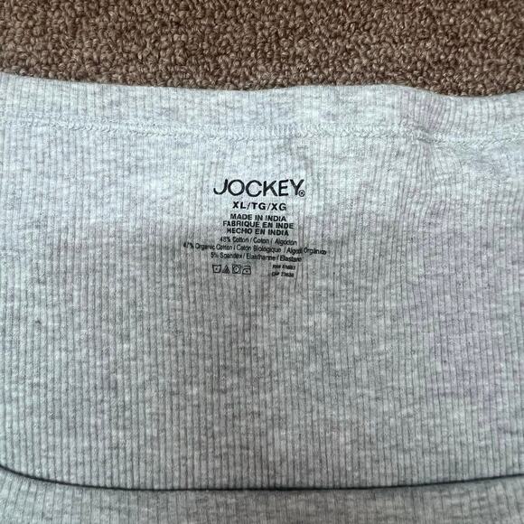 Jockey Generation Women’s Crop Tank Organic Cotton Blend Gray Size XL NWT - Picture 1 of 4